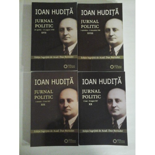 JURNAL POLITIC (4 volume) vol. XVII / XVIII / XIX / XX - Ioan HUDITA JURNAL POLITIC (4 volume) vol. XVII / XVIII / XIX / XX - Ioan HUDITA